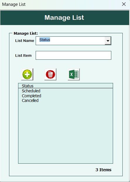Manage List