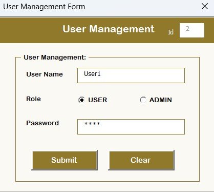 User Management Module