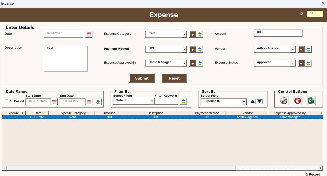Expenses Management