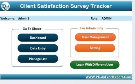Client Satisfaction Survey Tracker in Excel - PK: An Excel Expert