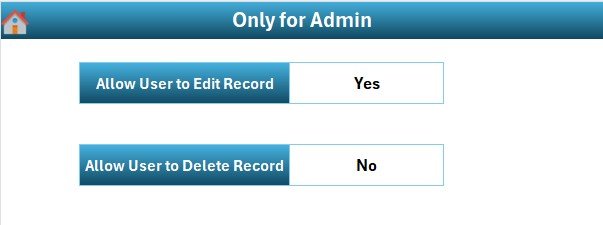 Settings Sheet