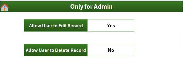 Settings Sheet