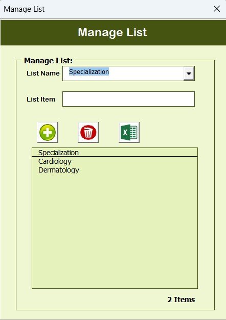 Manage List
