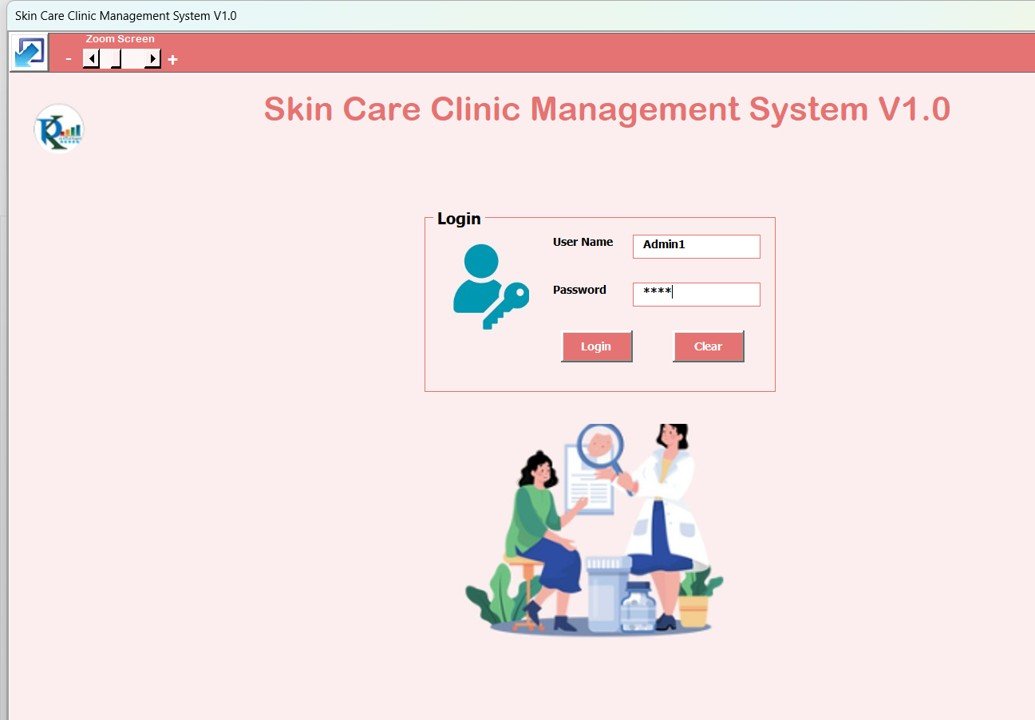 Skin Care Clinic Management System V1.0