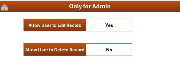 Settings Sheet
