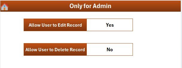 Settings Sheet