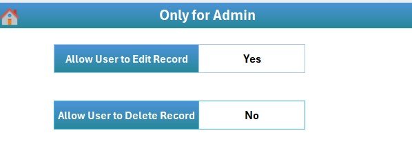 Settings Sheet