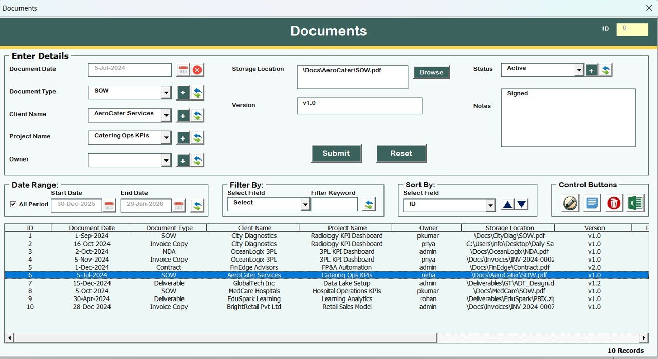 Documents Management