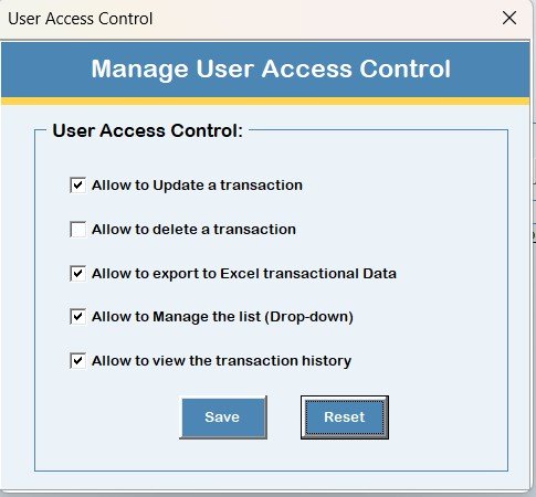 User Access Control