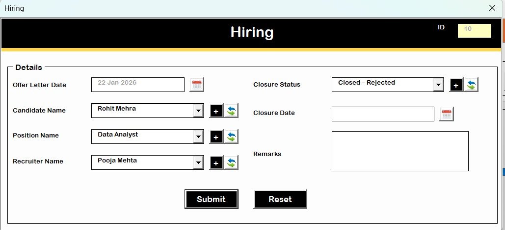 Hiring Form