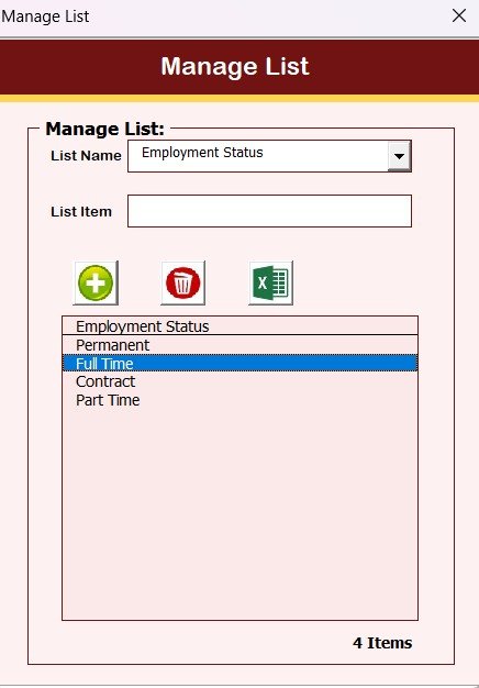  Manage List