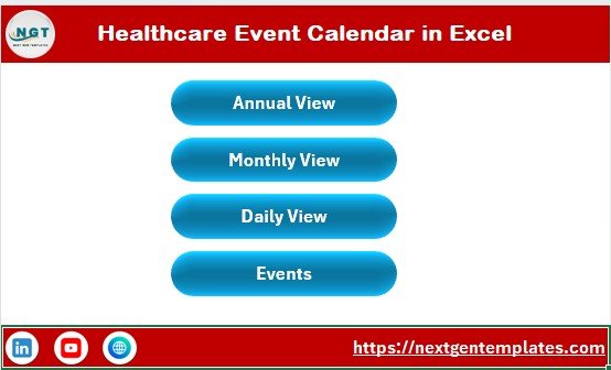 Healthcare Event Calendar in Excel