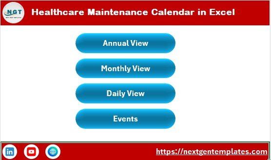 Healthcare Maintenance Calendar in Excel