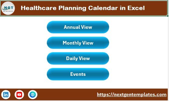Healthcare Planning Calendar in Excel