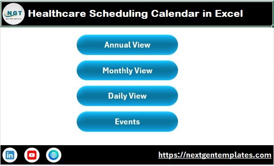 Healthcare Scheduling Calendar in Excel