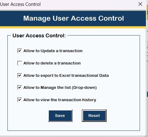 Manage User Access Control