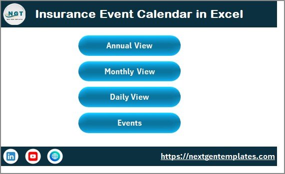 Insurance Event Calendar in Excel