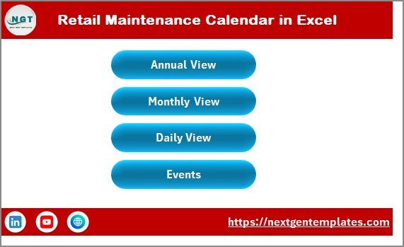 Retail Maintenance Calendar in Excel