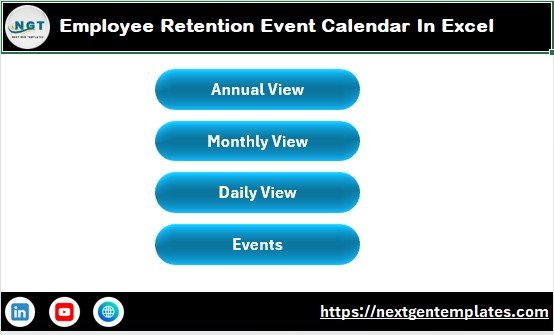 Employee Retention Event Calendar in Excel
