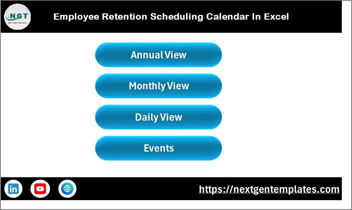 Employee Retention Scheduling Calendar In Excel