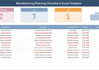 Manufacturing-Planning-Checklist-in-Excel-1