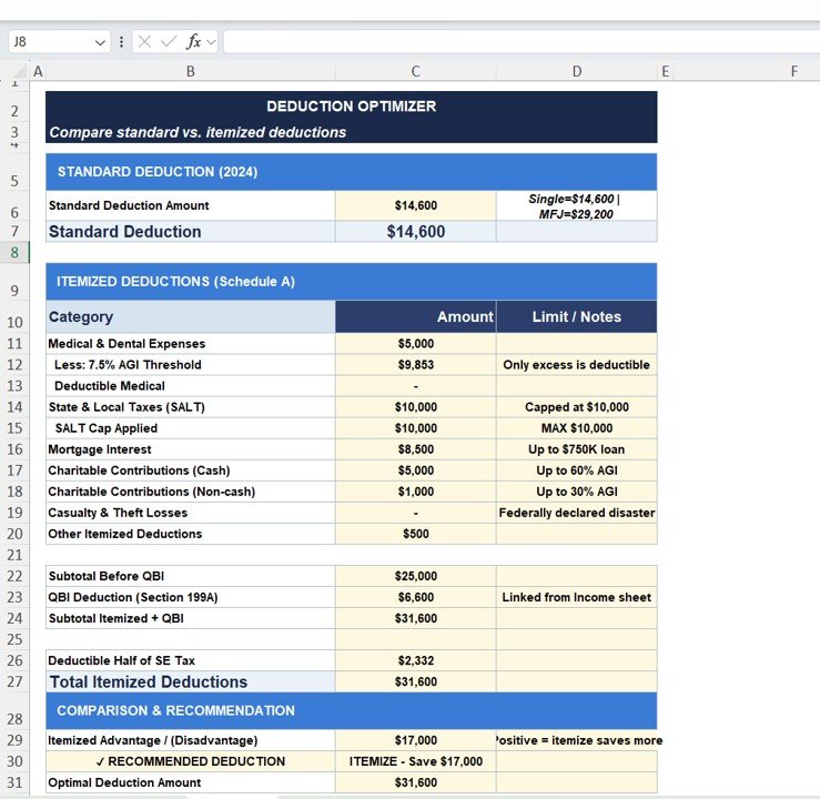 Deduction Optimizer