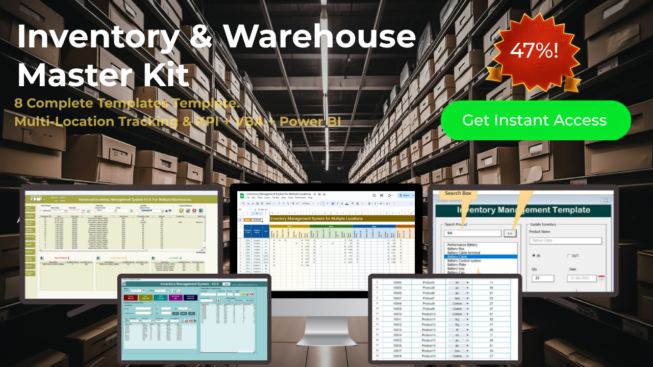 Inventory Warehouse Master Kit