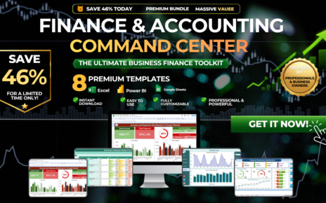 Finance Summary Dashboard in Excel