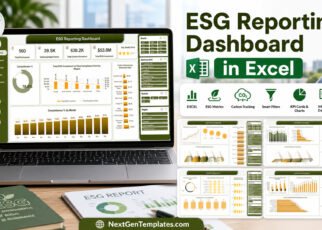 ESG Reporting Dashboard in Excel - blog post feature image