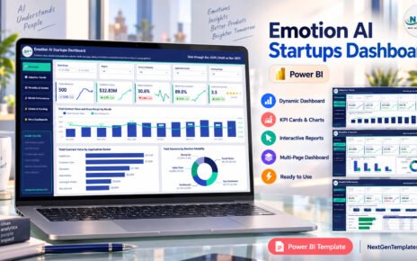 Emotion AI Startups Dashboard in Power BI - blog post feature image