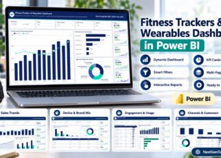 Fitness Trackers & Wearables Dashboard in Power BI blog feature image