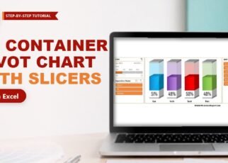 3D Container Pivot Chart in Excel with Slicer and Timeline