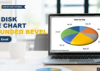 3D Disk Pie Chart in Excel: Rounded 3-D Bevel Pie (Free File)