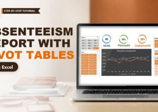 Absenteeism Report in Excel: Planned vs Unplanned with Pivots