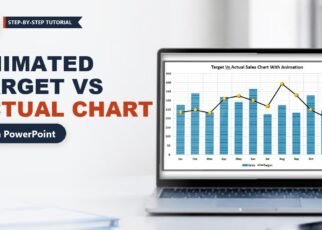 Animated Target vs Actual Sales Chart in PowerPoint (Free PPTX)