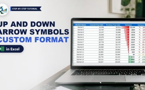 Arrow Symbols in Excel with Custom Formatting and Data Bars