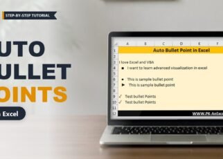 Auto Bullet Points in Excel with Custom Number Formatting