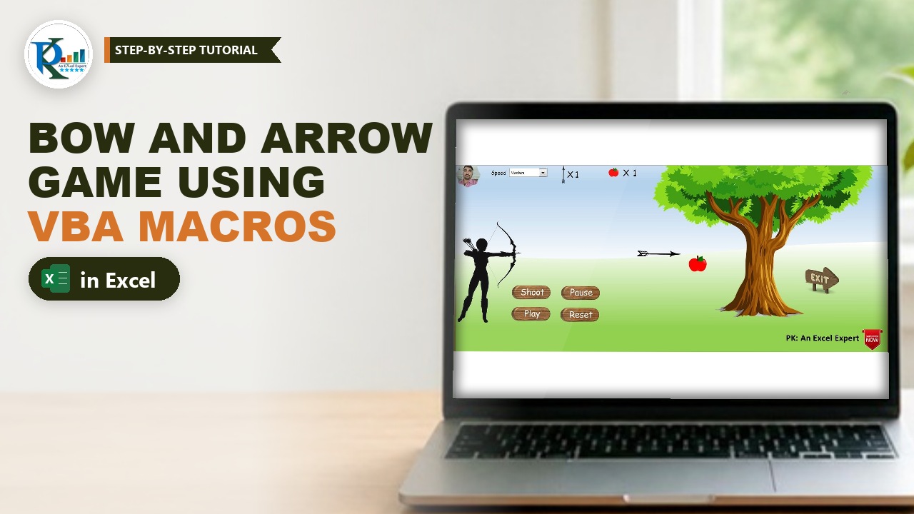 Bow and Arrow Game in Excel: Build It with Shapes and VBA