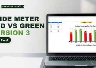 Conditional Formatting in Excel Chart: Slide Meter (Version 3)