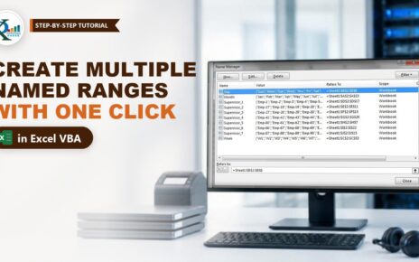 Create Multiple Names Using VBA in Excel with One Click