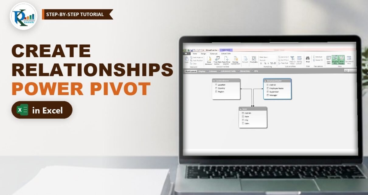 Create Relationship in Power Pivot: Build a 3-Table Data Model