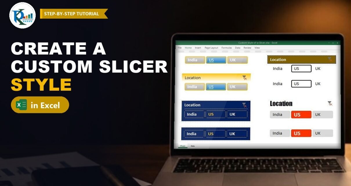 Custom Slicer Style in Excel: Create, Reuse and Set as Default