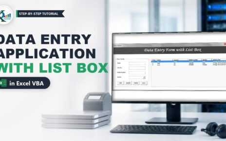 Data Entry Application in Excel VBA with a List Box