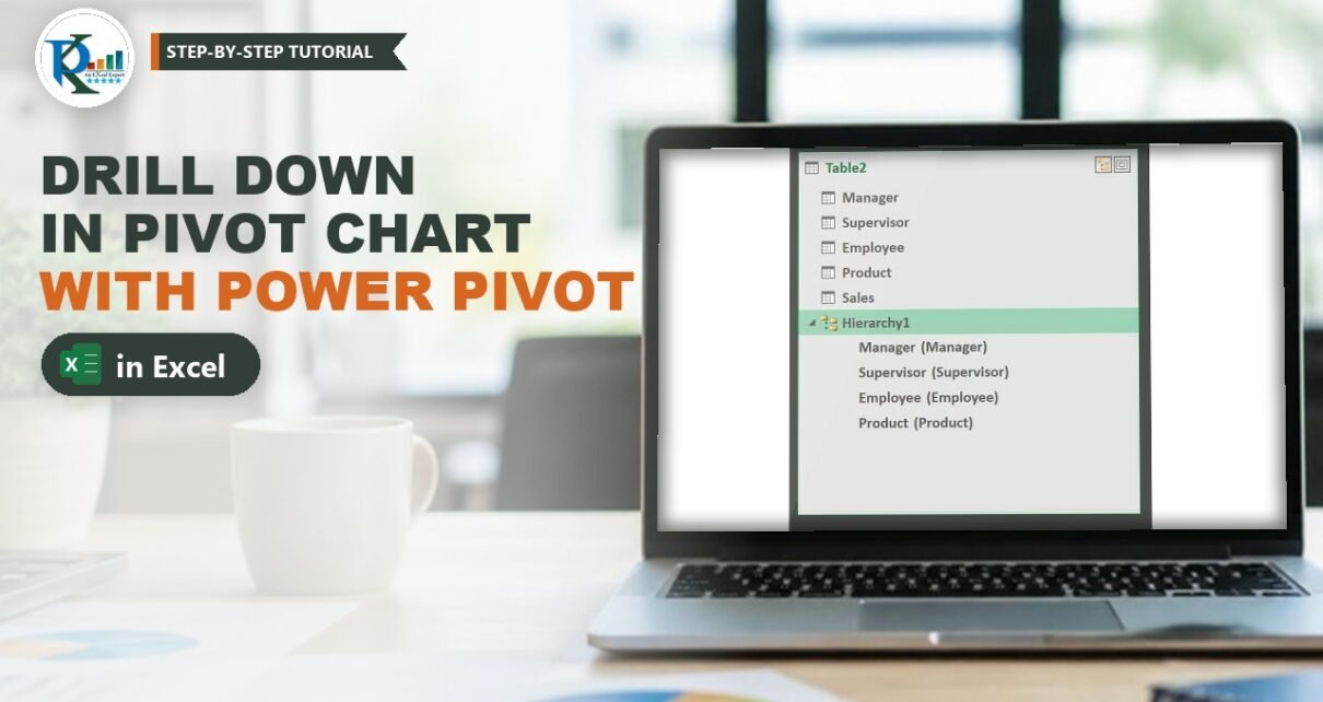 Drill Down in Pivot Chart with Power Pivot Hierarchy in Excel
