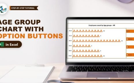 Dynamic Chart with Option Buttons in Excel: Age Group Count