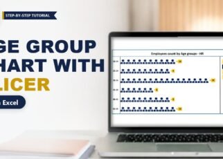 Dynamic Chart with Slicer in Excel: Employees by Age Group
