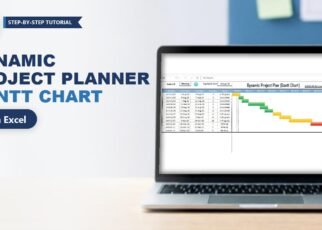 Dynamic Project Planner Gantt Chart in Excel (Daily/Weekly View)