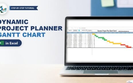 Dynamic Project Planner Gantt Chart in Excel (Daily/Weekly View)