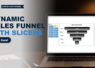 Dynamic Sales Funnel Chart in Excel with Slicers
