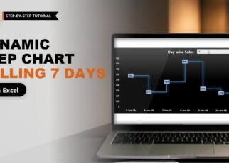 Dynamic Step Chart in Excel: Rolling 7-Day Chart with Scroll Bar